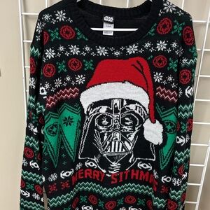 Star Wars Licensed Darth Vader Merry Sinha’s Christmas Sweater Size XL. EUC.